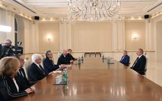 Ilham Aliyev received delegation led by President of Russian Academy of Sciences