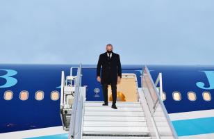 Ilham Aliyev arrived in Belgium for a working visit to attend the 6th Eastern Partnership Summit