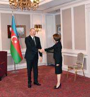 В Брюсселе состоялась встреча Ильхама Алиева с Президентом Молдовы Майей Санду