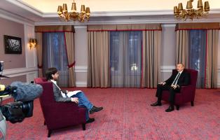 Ilham Aliyev was interviewed by Spanish El Pais newspaper