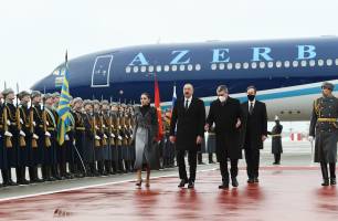 Ilham Aliyev arrived in Russian Federation for an official visit