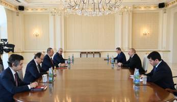 Ilham Aliyev received Foreign Minister of Turkiye