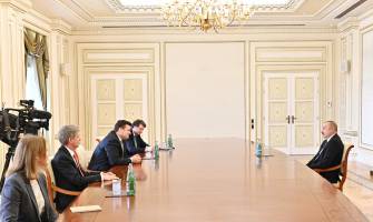 Ilham Aliyev received the UK Parliamentary Under-Secretary of State for the Armed Forces