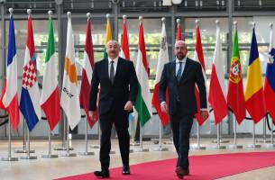 Working visit of Ilham Aliyev to Brussels