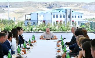 Visit of Ilham Aliyev to Zangilan