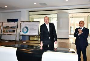 Ильхам Алиев принял участие в открытии в Баку новой электроподстанции и Главного центра цифрового управления сетями