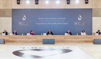 İlham Əliyev IX Qlobal Bakı Forumunun açılışında iştirak edib