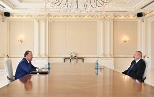 Ilham Aliyev received President of International Judo Federation