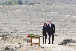 Ilham Aliyev and First Lady Mehriban Aliyeva have visited the Fuzuli district