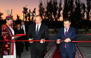 The Kyrgyzstan-Azerbaijan Friendship Park has today opened in Bishkek