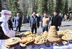 Cultural program was held in Ala-Archa National Park in Bishkek