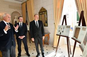 Ilham Aliyev, Prime Minister of Georgia Irakli Garibashvili viewed “Heritage of Karabakh Khanate” exhibition