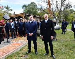 Cultural program was presented at Château Mukhrani in Mtskheta Municipality of Georgia