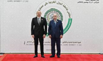 Ilham Aliyev attending 31st Arab League Summit held in Algiers