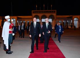 Ilham Aliyev ended his visit to Algeria