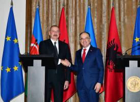 Государственный визит Ильхама Алиева в Албанию