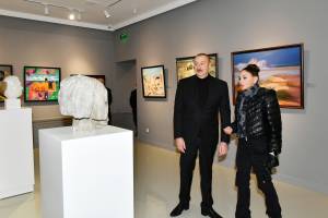 Ilham Aliyev viewed repair and restoration work carried out in territory of “Yukhari Bash” National Historical-Architectural Reserve, Shaki