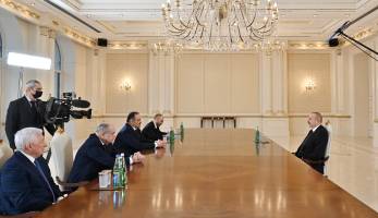 Ильхам Алиев принял руководителя Республики Дагестан Российской Федерации