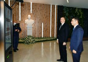 Ilham Aliyev attended inauguration of “Baku SME house”