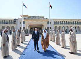 Ilham Aliyev completed his working visit to United Arab Emirates