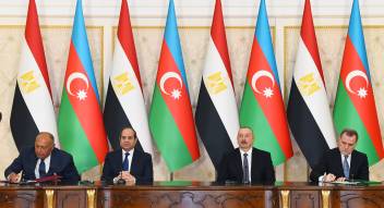 Состоялось подписание азербайджано-египетских документов