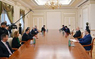 Ilham Aliyev received a delegation of the Parliament of Romania