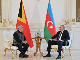 Ilham Aliyev met with President of Timor-Leste José Ramos-Horta