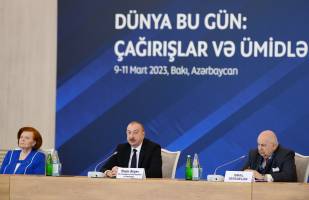 İlham Əliyev X Qlobal Bakı Forumunun açılış mərasimində iştirak edib