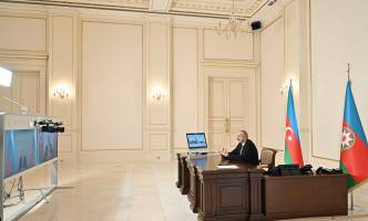 Ильхам Алиев встретился с Президентом Болгарии Руменом Радевым в формате видеоконференции