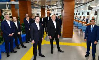 Ilham Aliyev and Prime Minister of Georgia Irakli Garibashvili have visited Gabala regional “ASAN xidmet” center