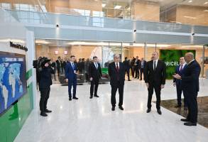 Presidents of Azerbaijan and Kazakhstan visited Astana International Financial Centre