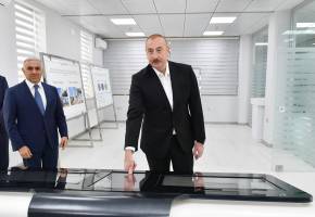 Ilham Aliyev has opened the Salyan Digital Management Center owned by “Azerishig” OJSC