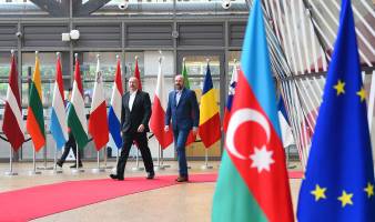 Состоялась встреча Ильхама Алиева с президентом Совета Европейского Союза Шарлем Мишелем