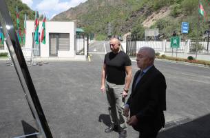 Ильхам Алиев открыл малую гидроэлектростанцию «Мейдан» в Кяльбаджарском районе