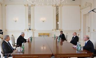 Ilham Aliyev received President of the World Taekwondo Federation and Vice-President of the International Olympic Committee