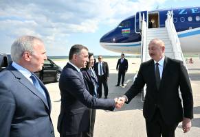 Ильхам Алиев прибыл с визитом в Молдову
