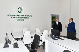 Ilham Aliyev participated in inauguration of new administrative building of Ministry of Agriculture in Baku