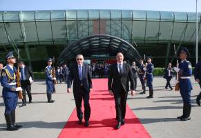 Turkish President Recep Tayyip Erdogan concludes his state visit to Azerbaijan