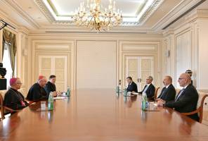 Ilham Aliyev received Secretary of State of the Holy See