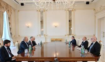 Ilham Aliyev has received U.S. Department of State Senior Advisor for Caucasus Negotiations Louis Bono