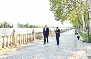 Ilham Aliyev visited Gazakh district