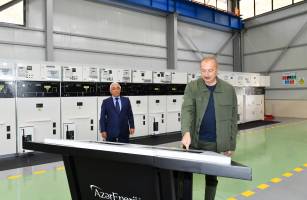 Ilham Aliyev has attended the opening of the “Chirag-1” and “Chirag-2” small hydroelectric power stations owned by Azerenergy Open Joint-Stock Company in the Kalbajar district