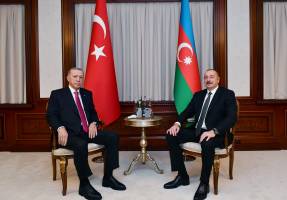 В Нахчыване началась встреча Президента Азербайджана Ильхама Алиева и Президента Турции Реджепа Тайипа Эрдогана один на один