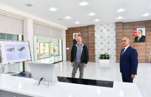 Ильхам Алиев открыл Джебраильский центр цифрового управления ОАО «Азеришыг»