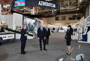 Ильхам Алиев принял участие в открытии выставки стран СПЕКА