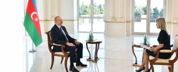 Ильхам Алиев дал интервью телеканалу «Евроньюс»
