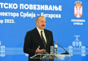 Ilham Aliyev attended inauguration ceremony of Serbia-Bulgaria gas interconnector