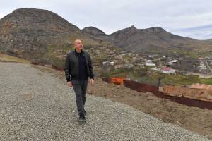Ильхам Алиев посетил село Пирляр Ходжалинского района