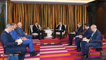 Ильхам Алиев встретился в Мюнхене с действующим председателем ОБСЕ Яном Боргом