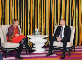 Состоялась встреча Ильхама Алиева с генеральным секретарем ОБСЕ Хельгой-Марией Шмид